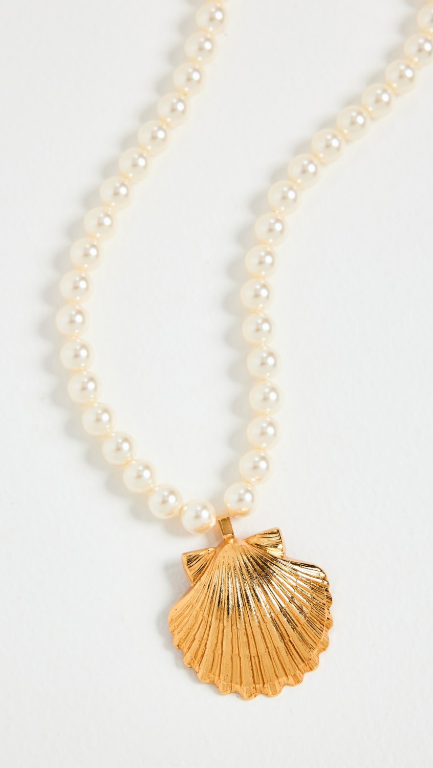 Siren Necklace  |  Necklaces Jewelry Gold/Pearl