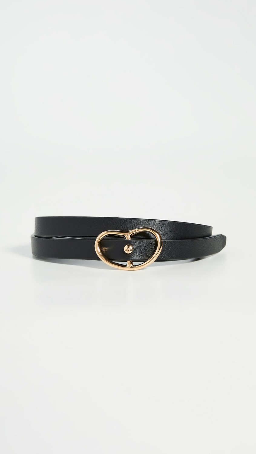 Skinny Georgia Belt In Black  |  Belts Accessories Belts