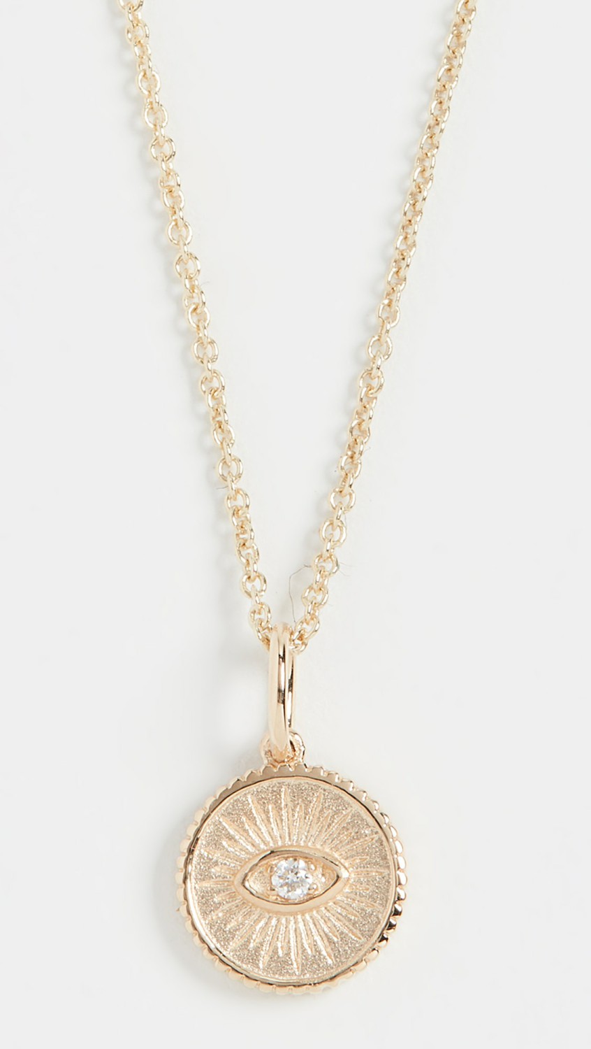 Small Marquis Eye Coin  |  Necklaces Jewelry Necklaces