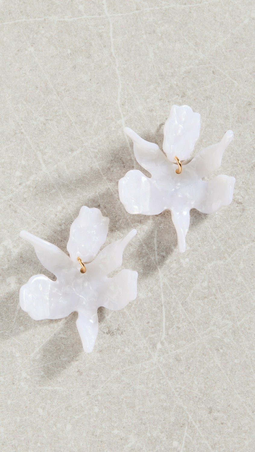 Small Paper Lily Earrings  |  Earrings Earrings Earrings