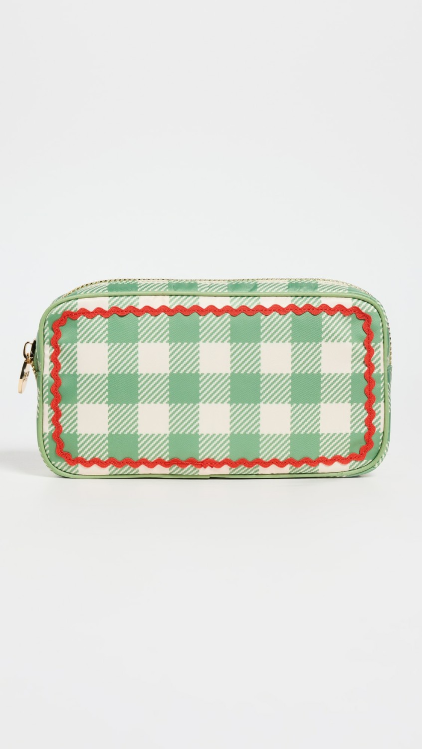 Small Pouch  |  Travel Accessories Accessories Pesto Gingham