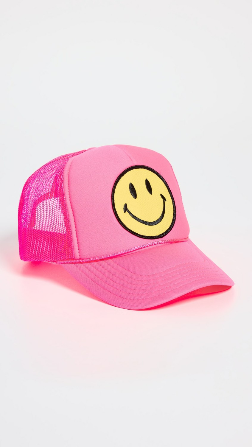 Smiley Vintage Low Rise Trucker Hat  |  Hats Accessories Hats