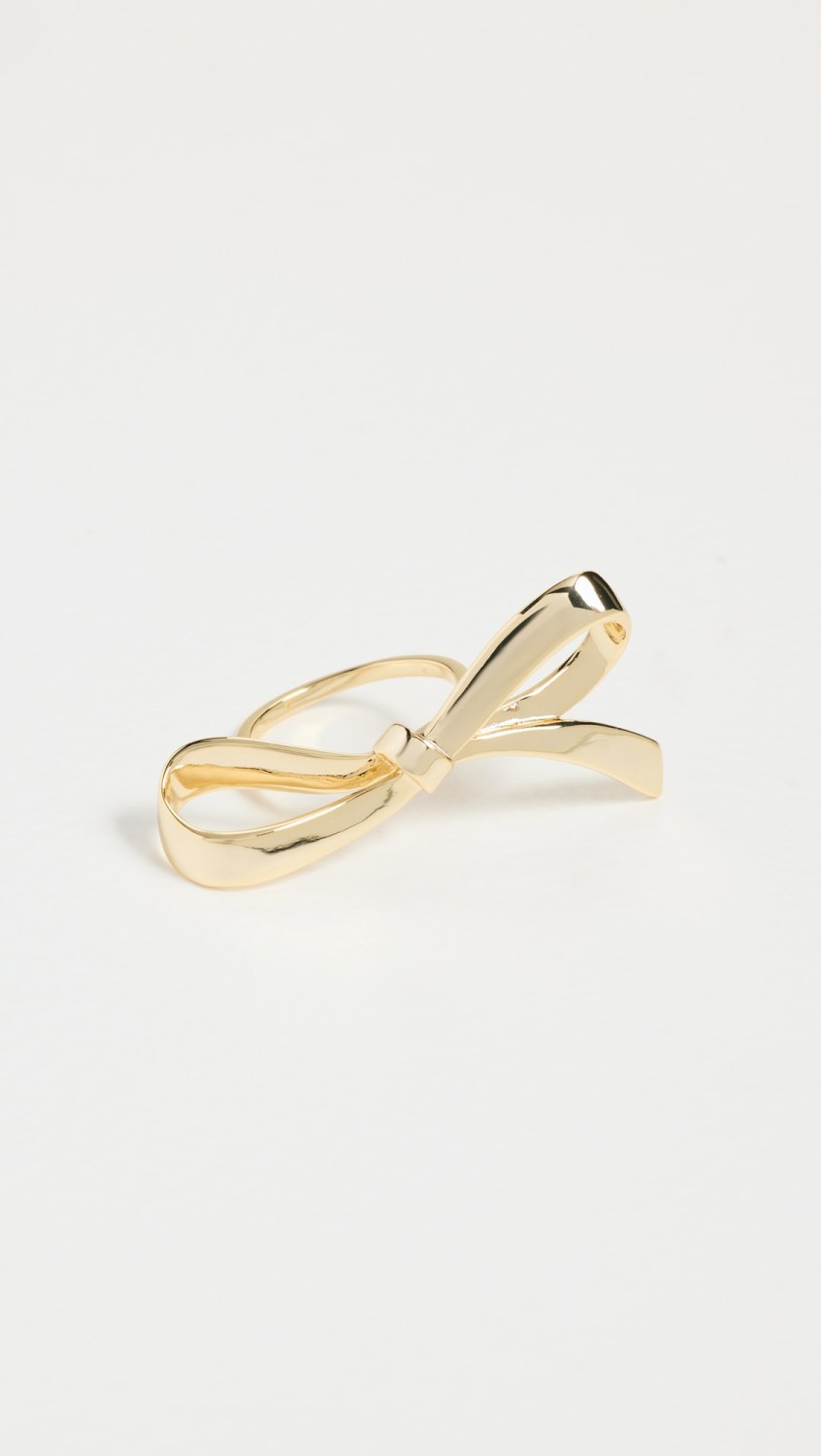 Solid Bow Tie Ring  |  Rings Jewelry Gold