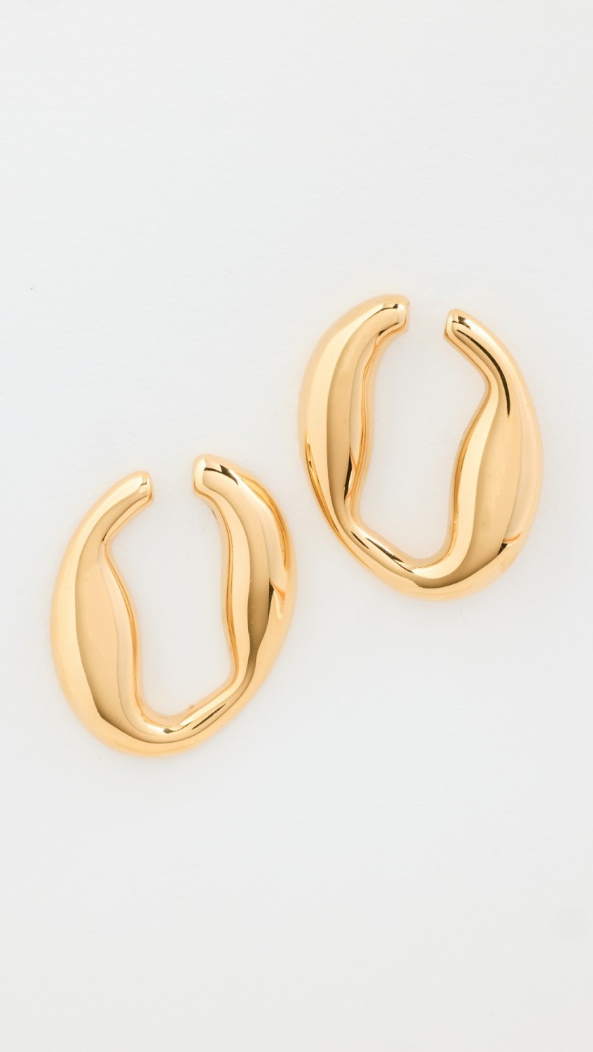 Solid Open Rounded Statement Earrings  |  Earrings Earrings Earrings