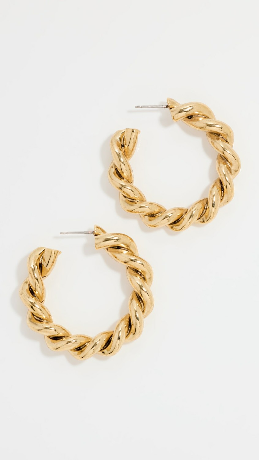 Solid Rope Hoop Earrings  |  Earrings Earrings Earrings