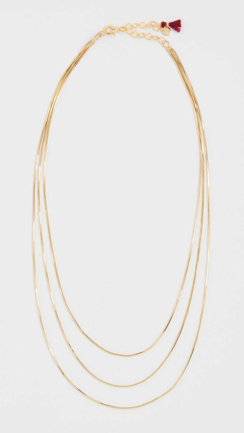 Sonara Necklace  |  Necklaces Jewelry Gold