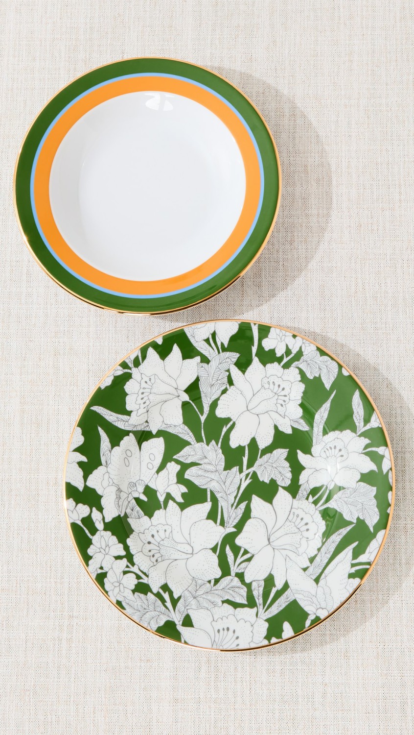 Soup And Dinner Set Of 2  |  Tabletop Home Roman Holiday Avorio