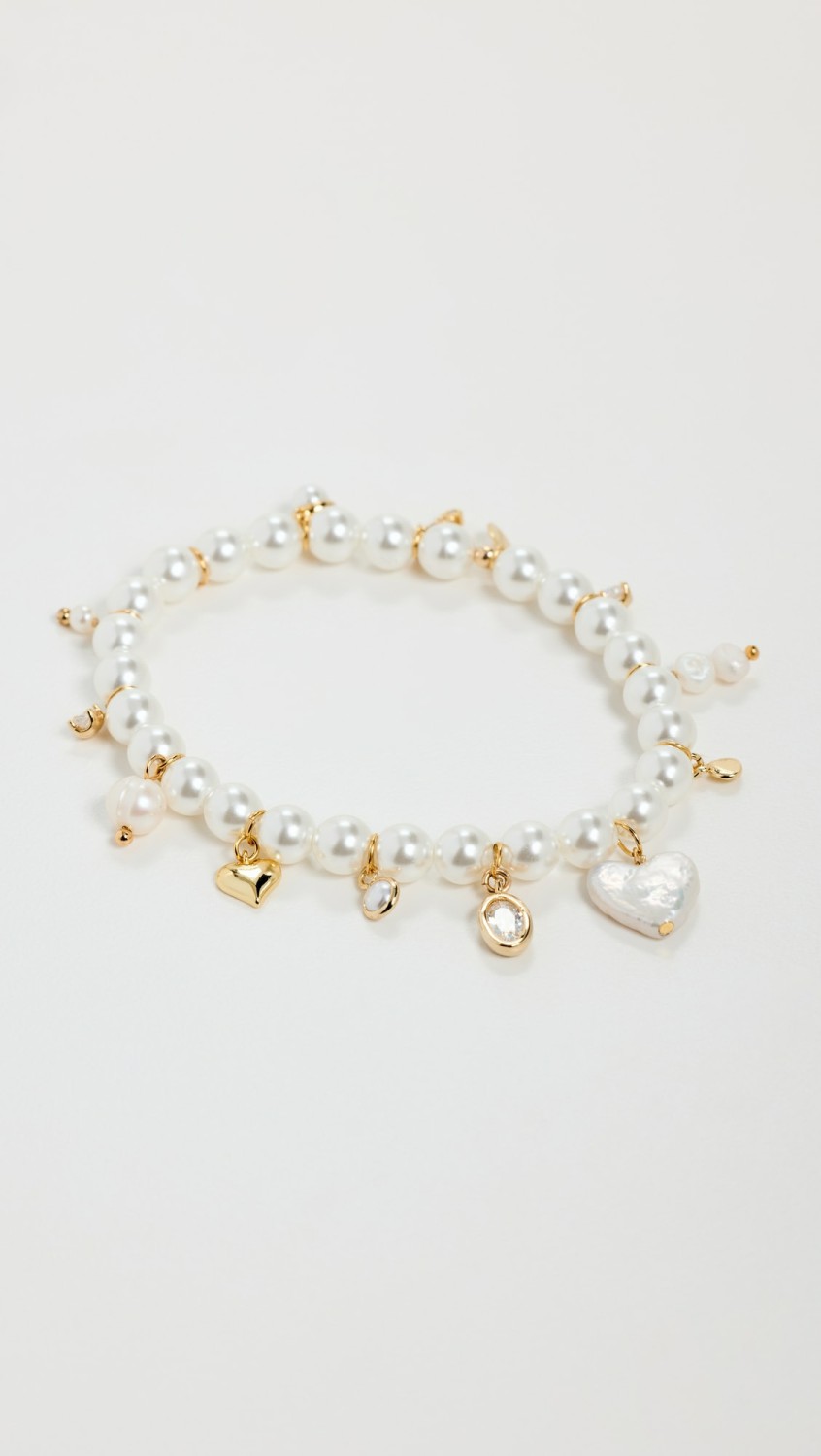 Stephanie’s Charms Pearl Bracelet  |  Bracelets Bracelets Bracelets