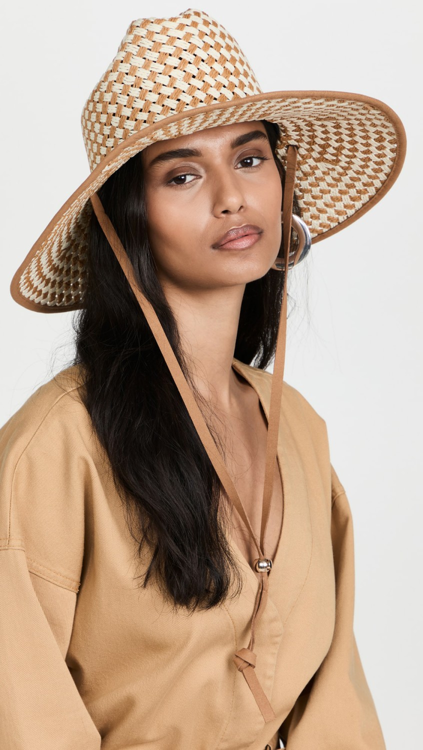 Straw Checkered Hat  |  Hats Accessories Hats