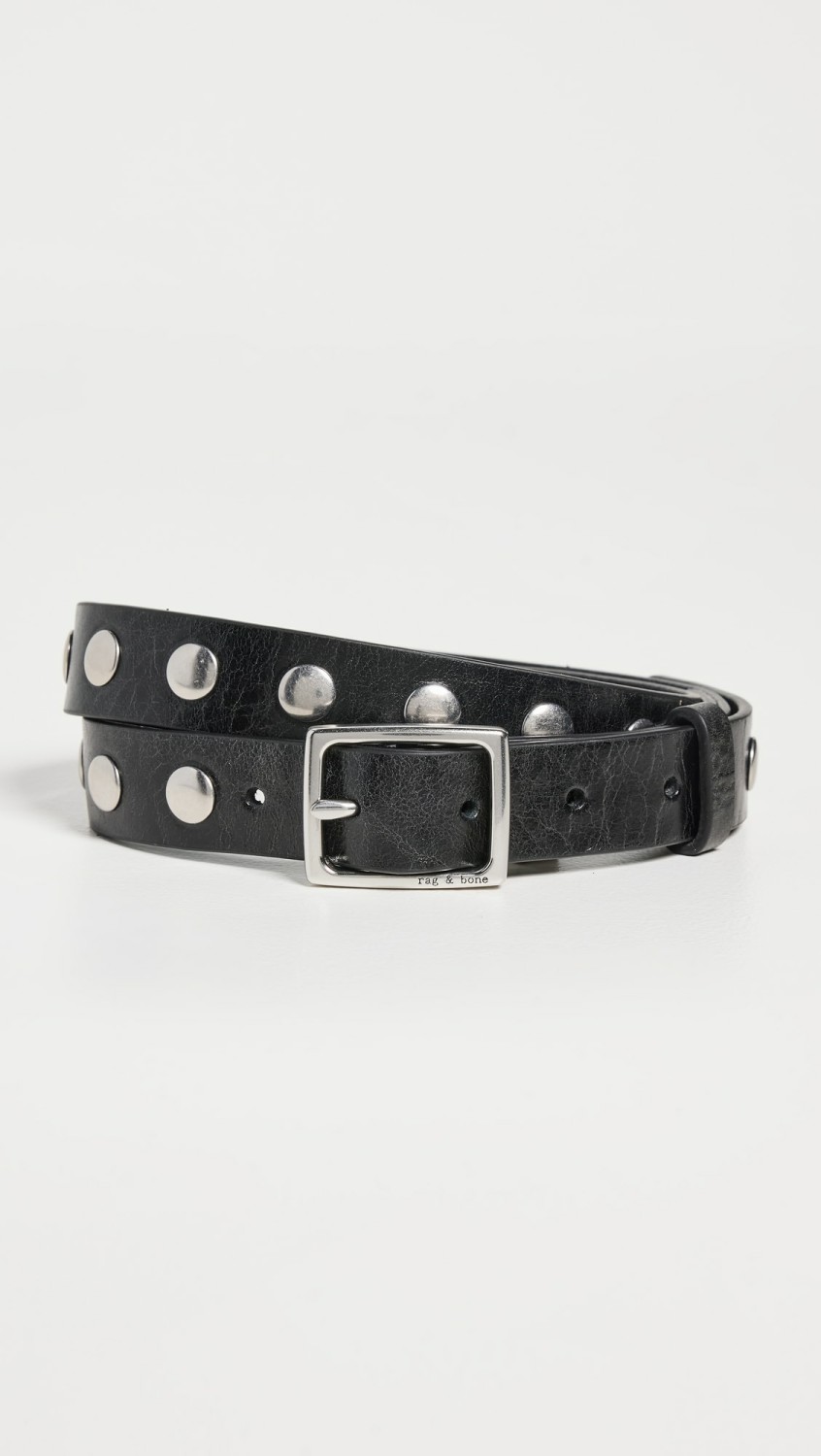 Studded Baby Boyfriend Belt  |  Belts Accessories Belts