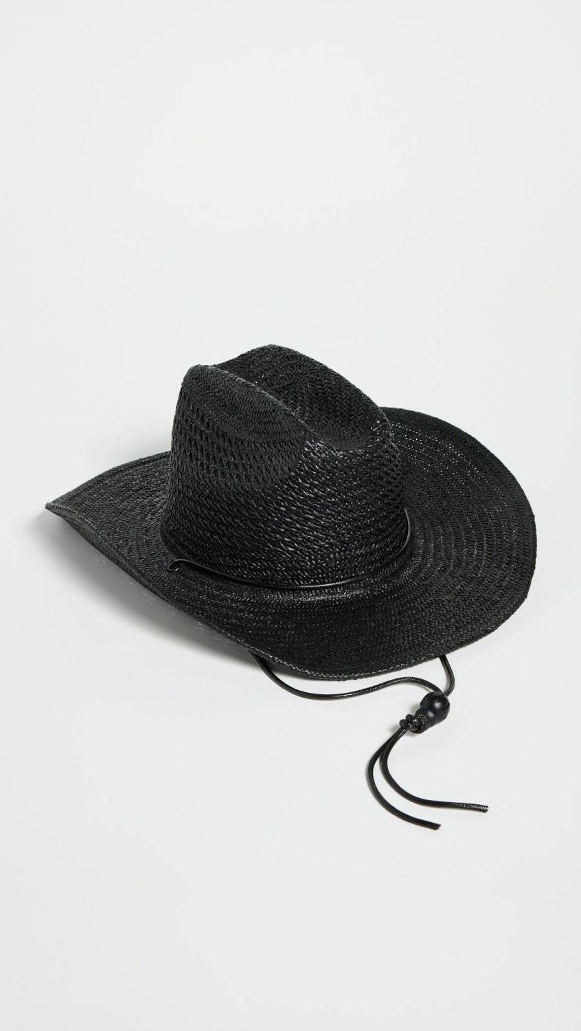 The Outlaw Ii Straw Hat  |  Hats Accessories Black