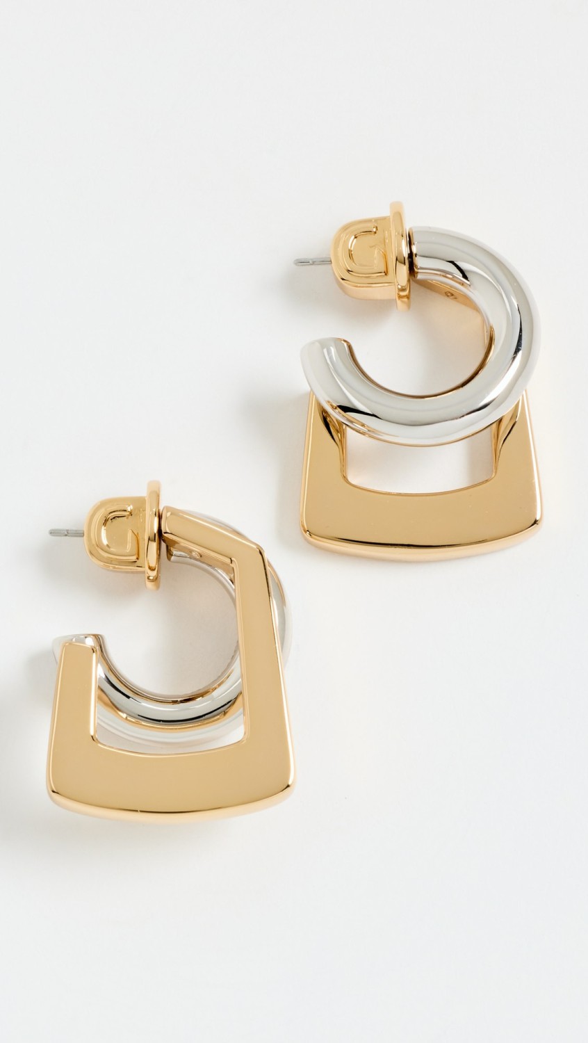 Tina Hoops Earrings  |  Earrings Earrings 12K Shiny Gold/Ir