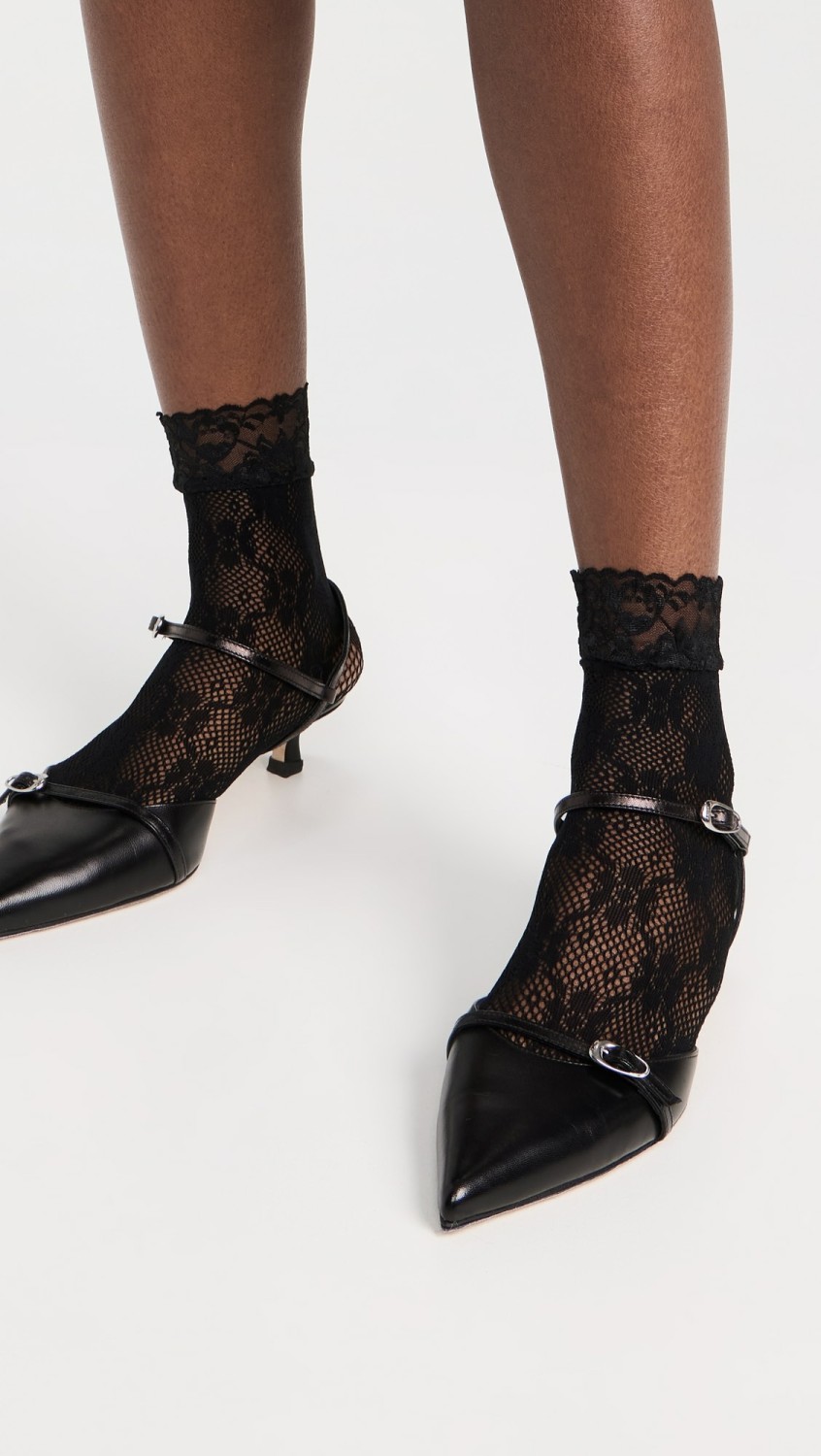 Trellis Fishnet Socks  |  Socks & Tights Accessories Black