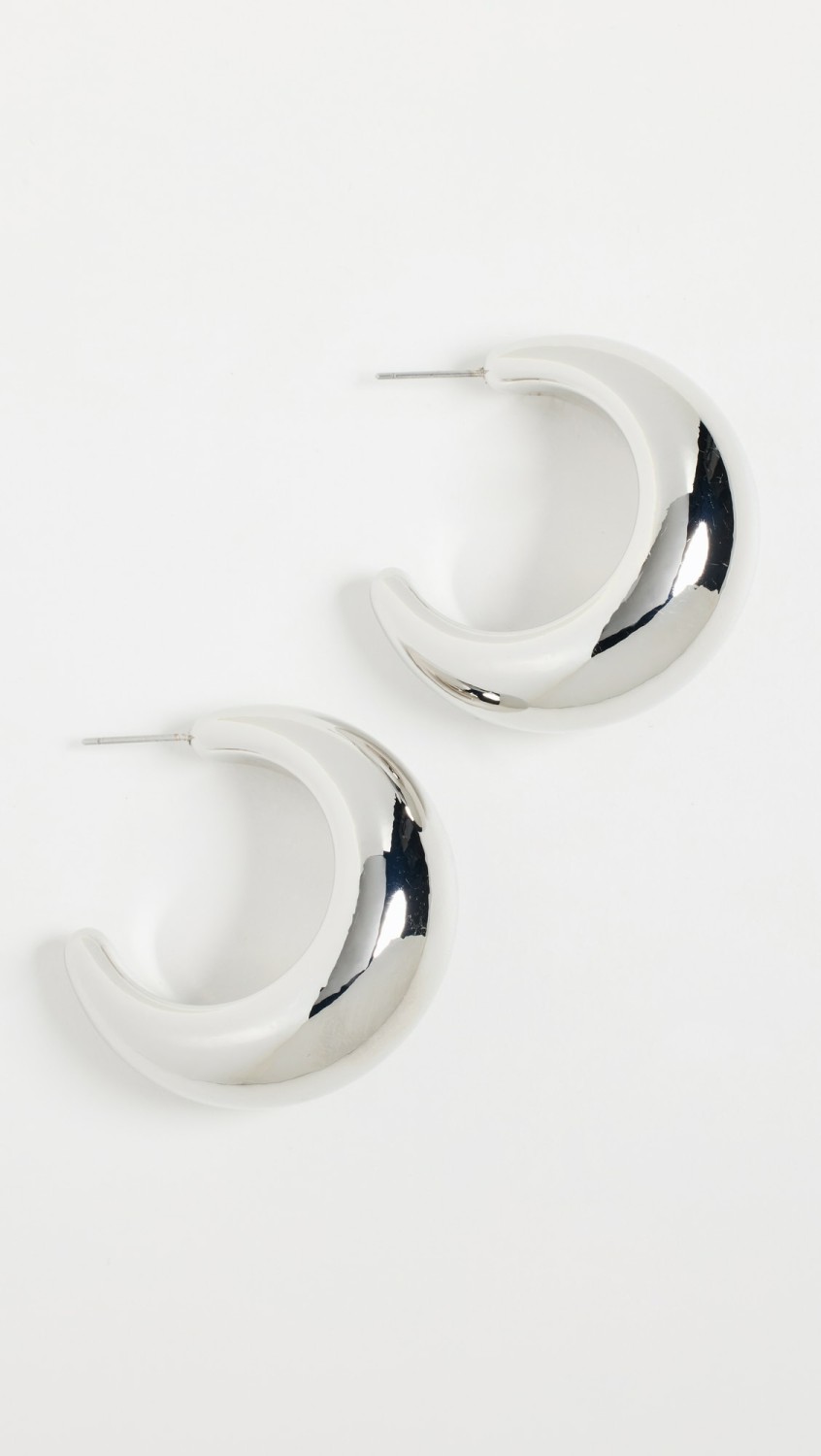 Tsuki Hoops  |  Earrings Earrings Earrings