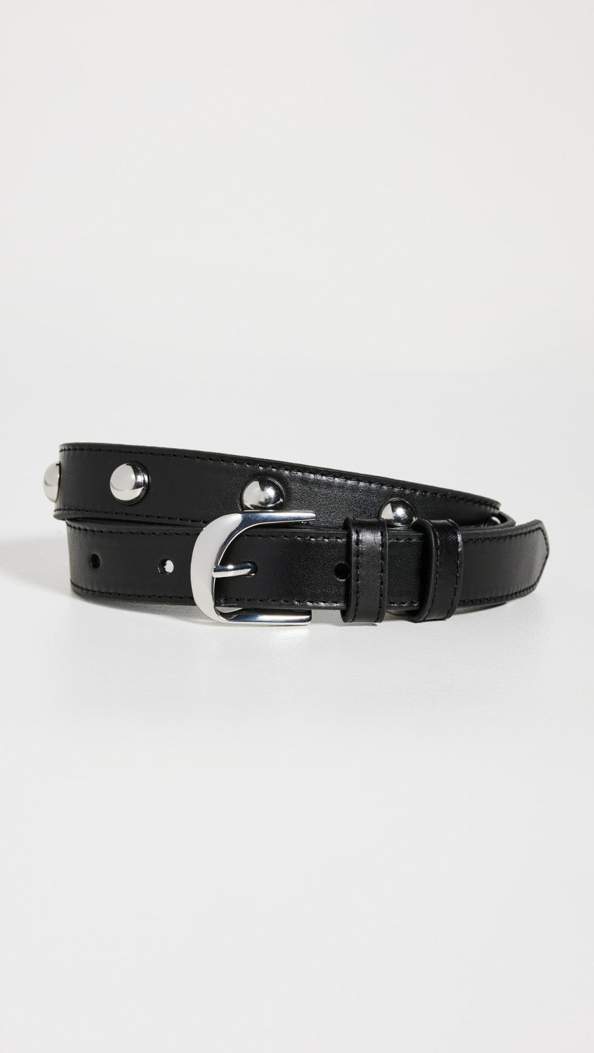 Twist Buckle Studded Belt  |  Belts Accessories Belts