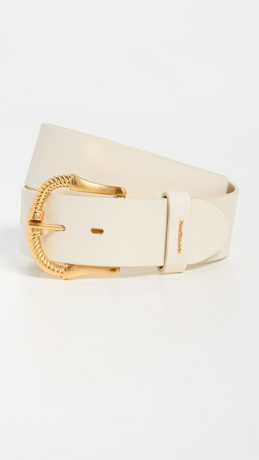 Twisted Buckle Leather Belt 40  |  Belts Accessories Belts