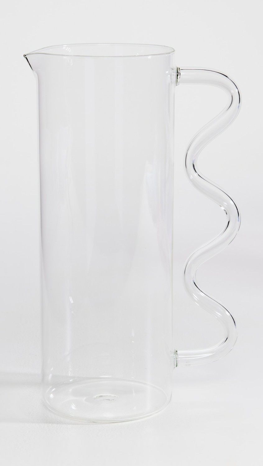 Wave Pitcher  |  Tabletop Home Clear/Clear