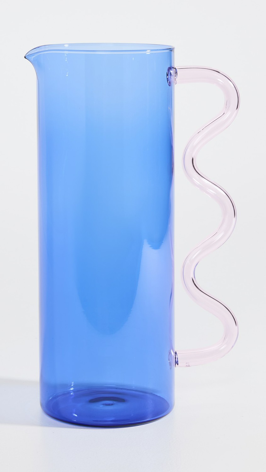 Wave Pitcher  |  Tabletop Home Blue/Pink