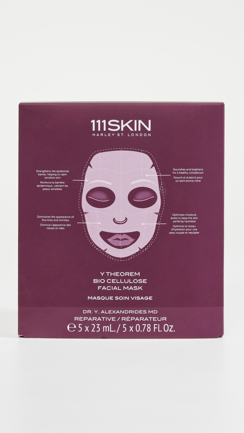 Y Theorem Bio Cellulose Facial Mask Box  |  Skincare Beauty Skincare