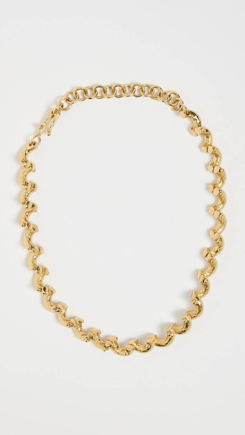 Vine Chain Necklace  |  Necklaces Jewelry Brass