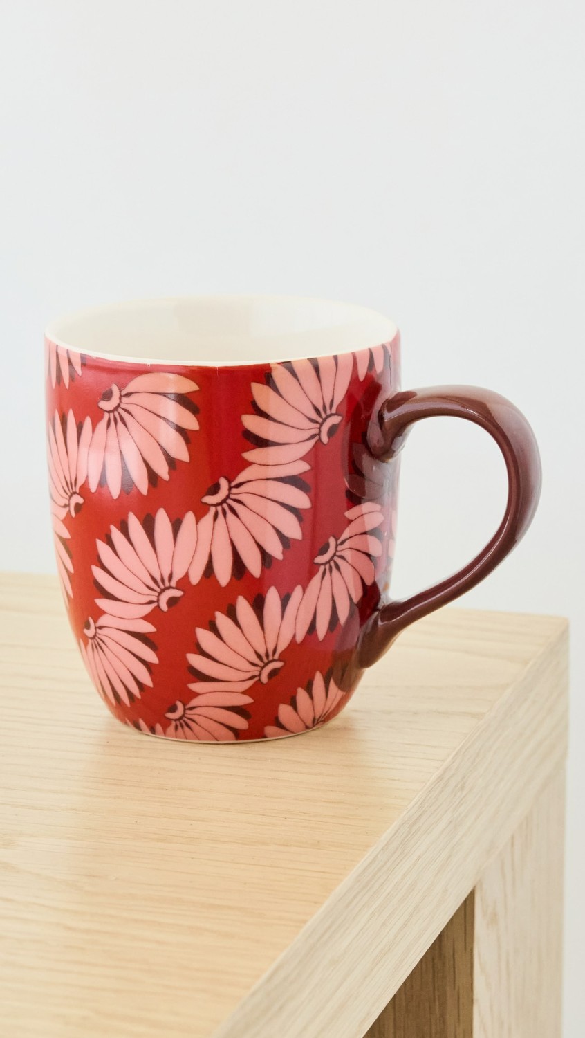 Copabanana Bright Day Mug  |  Tabletop Home Red