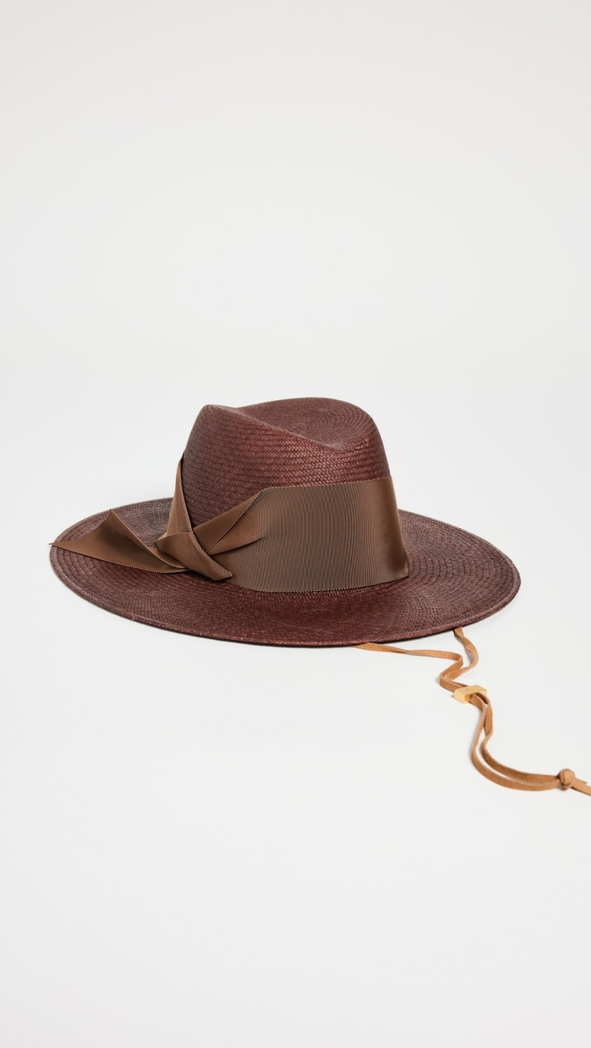 Field Gardenia Straw Hat  |  Hats Accessories Chocolate