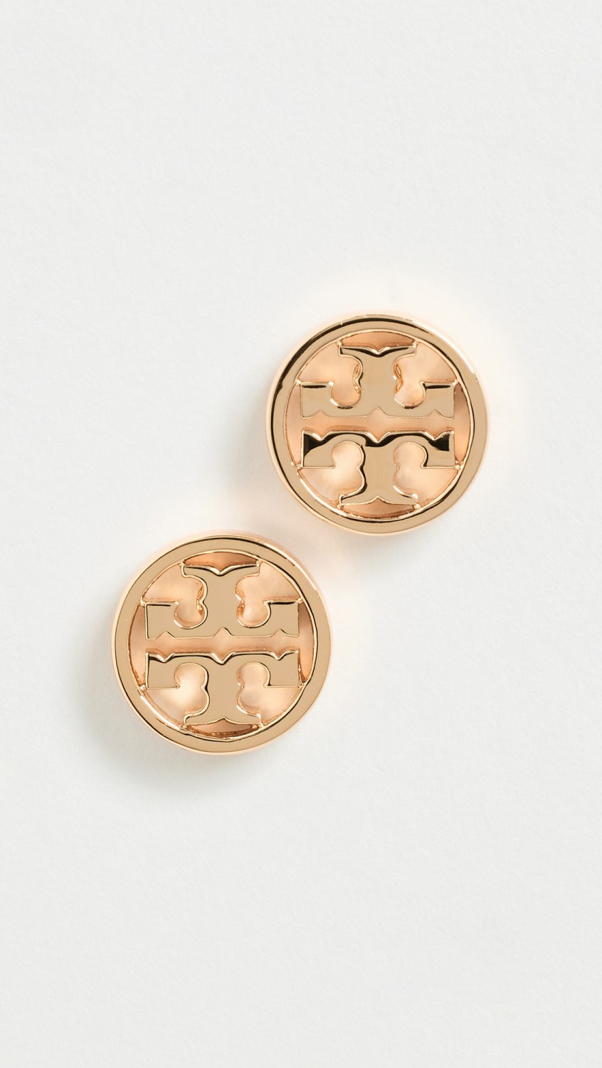 Logo Circle Stud Earrings  |  Earrings Earrings Earrings